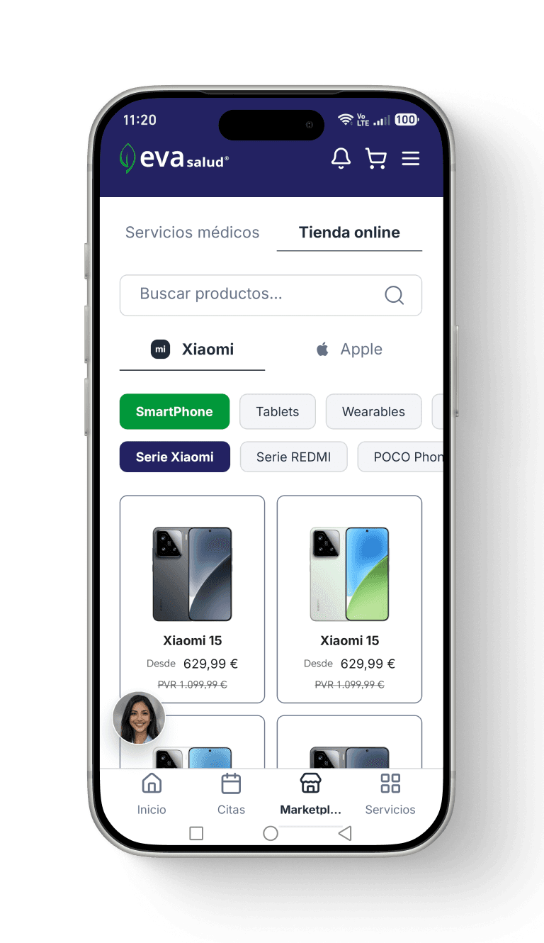 Tienda online con dispositivos Xiaomi